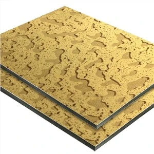 3 mm acp blad steen marmer afwerking aluminium composiet paneel